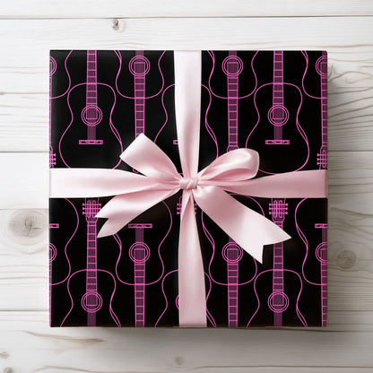 Guitar - themed Gift Wrapping Paper