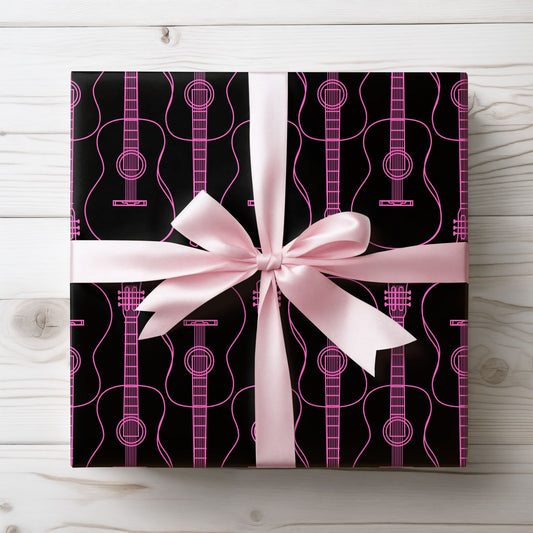 Guitar - themed Gift Wrapping Paper