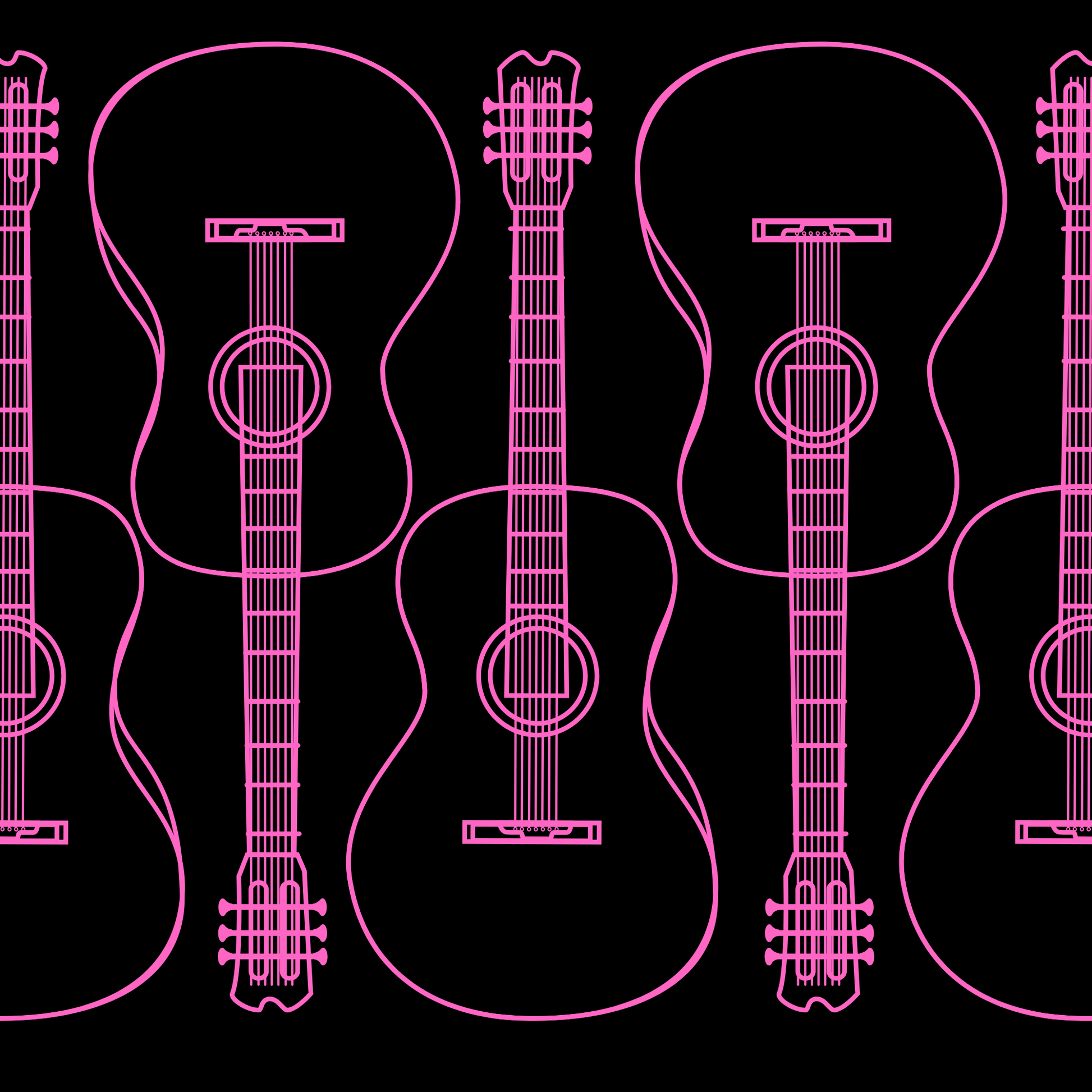 Guitar - themed Gift Wrapping Paper