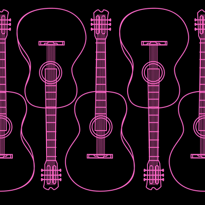 Guitar - themed Gift Wrapping Paper