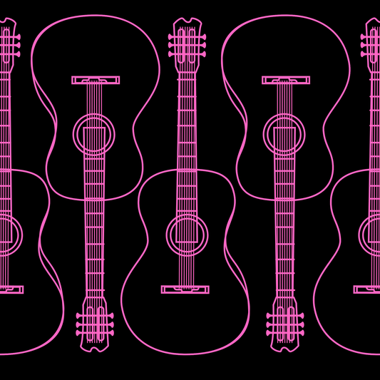 Guitar - themed Gift Wrapping Paper