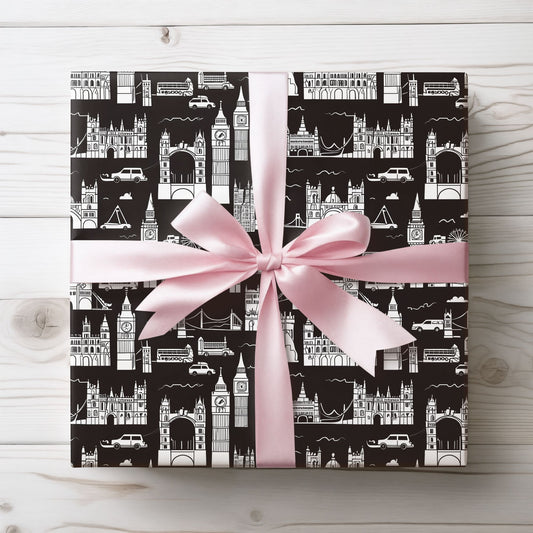 Wrapping Papers - Stylish Abstract Cityscape Design