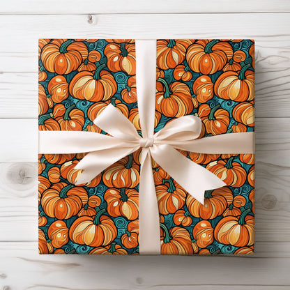 Pumpkin Wrapping Paper