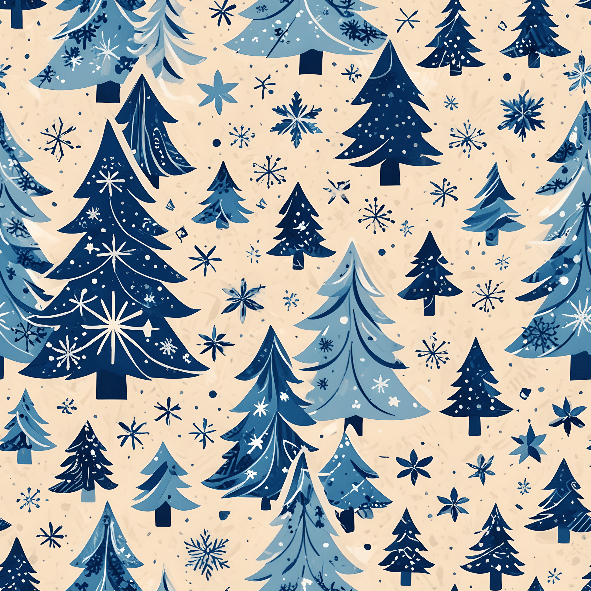 Frosted Pines & Midnight Spruce – Winter Wrapping Paper