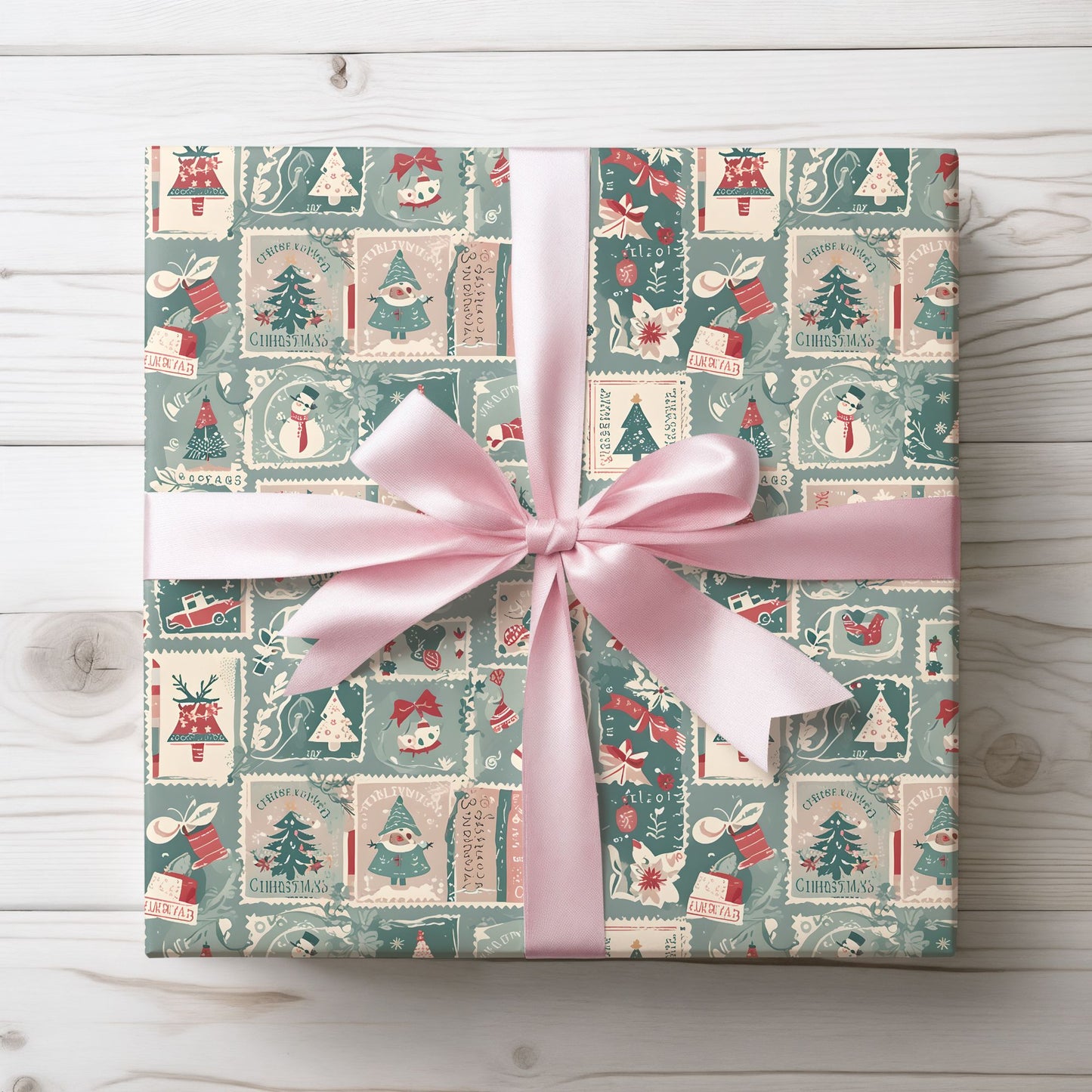 Charming Holiday Wrapping Paper Roll