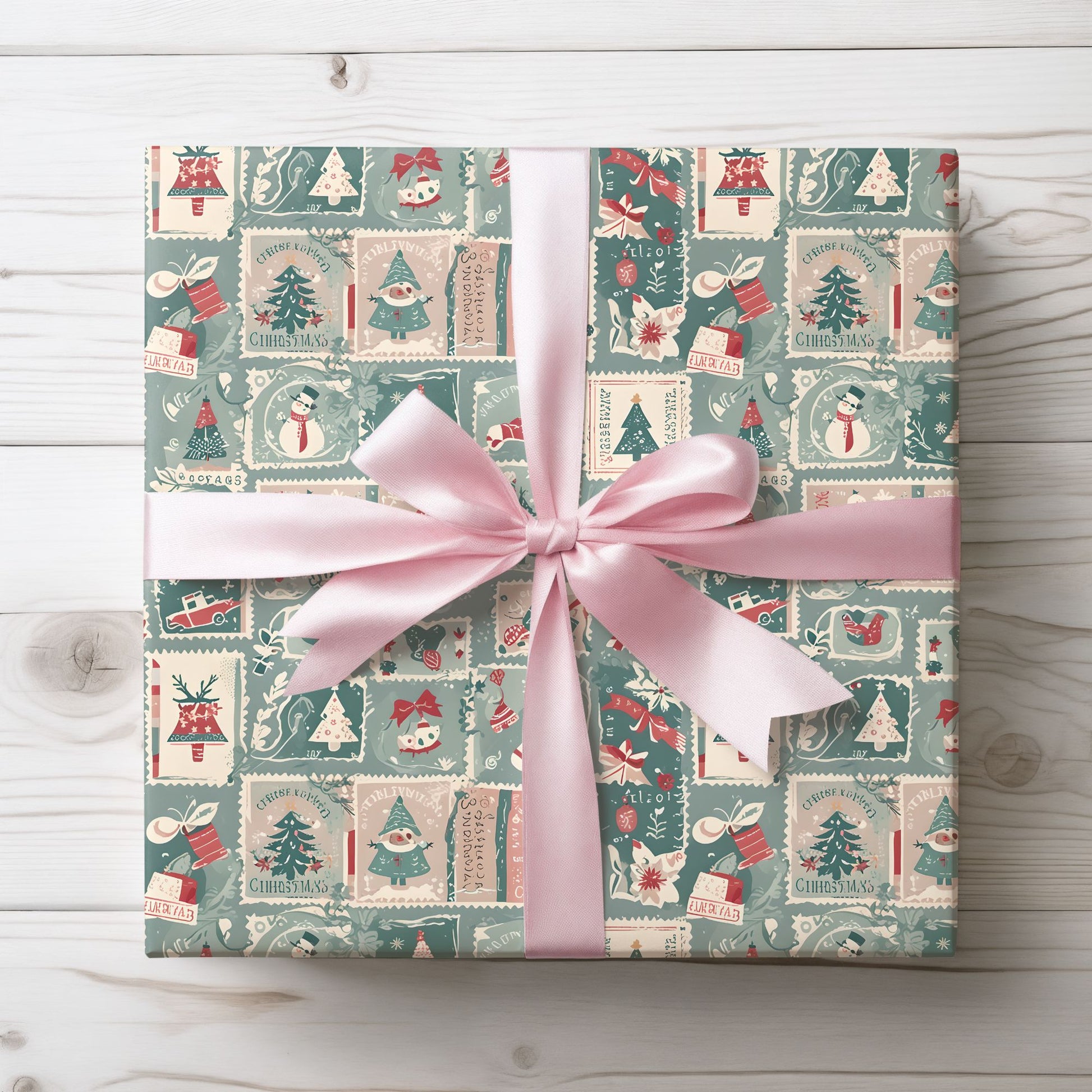 Charming Holiday Wrapping Paper Roll