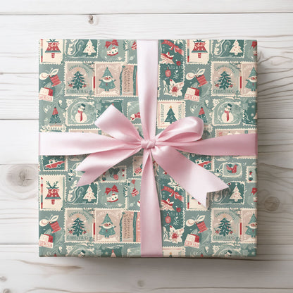 Charming Holiday Wrapping Paper Roll