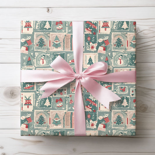 Charming Holiday Wrapping Paper Roll