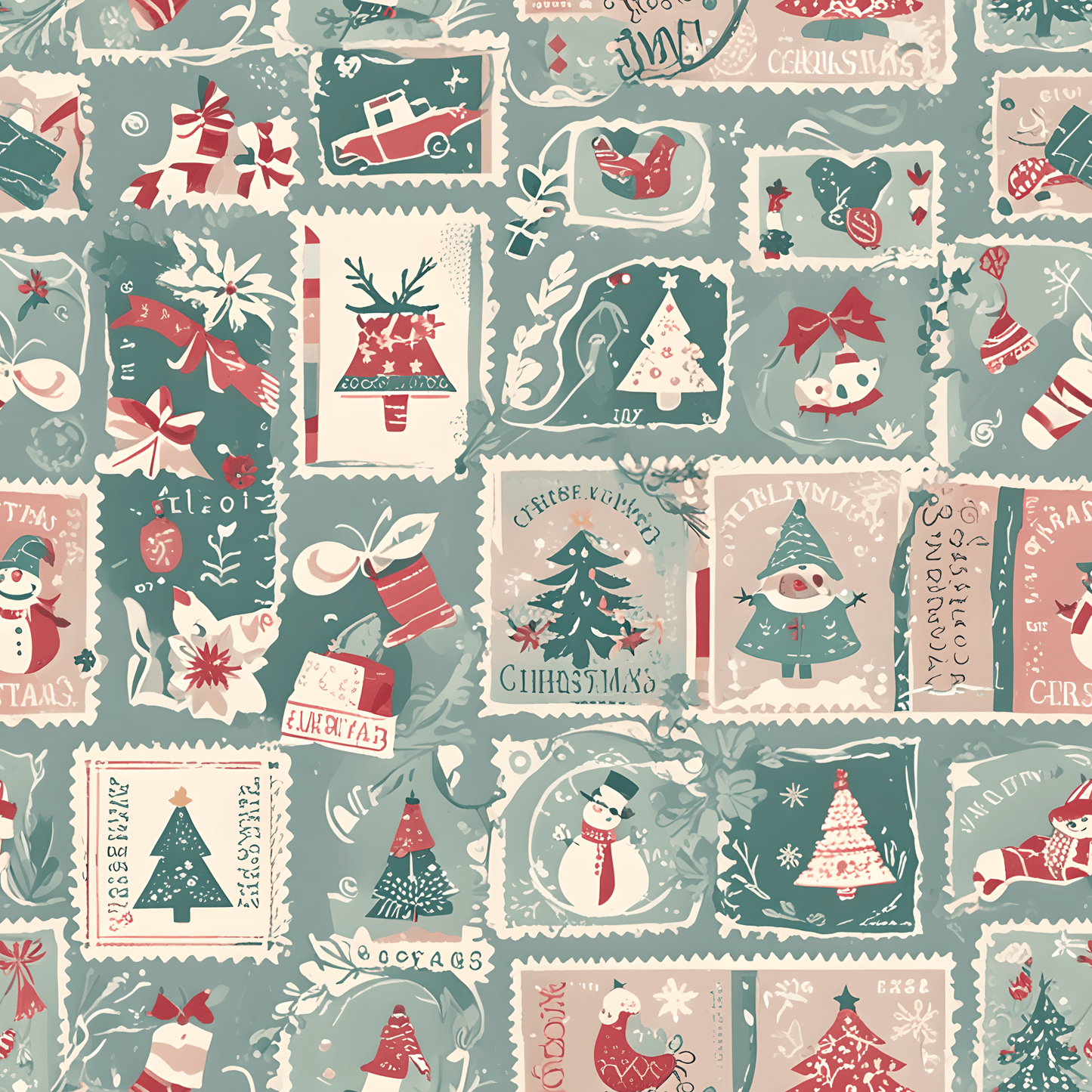 Charming Holiday Wrapping Paper Roll