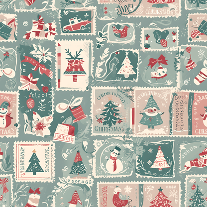 Charming Holiday Wrapping Paper Roll