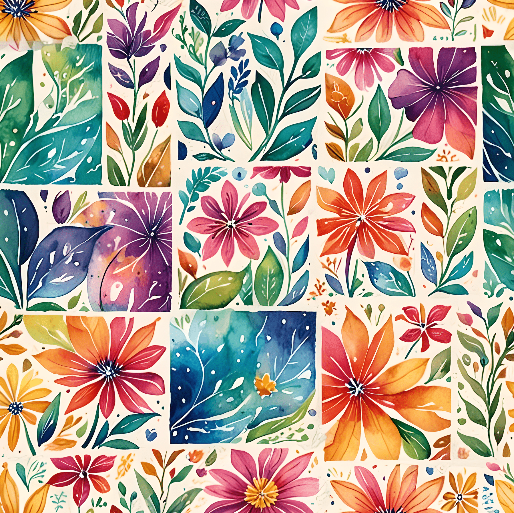Floral Wrapping Papers