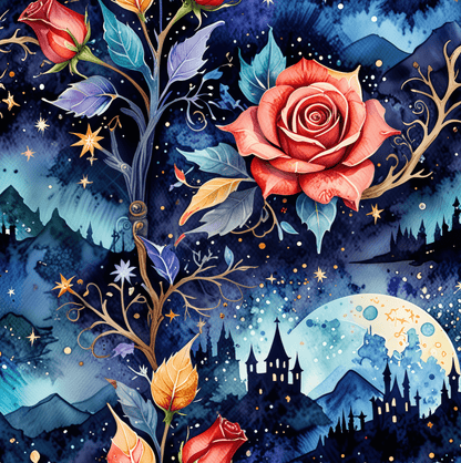 Floral Fantasy Wrapping Paper - Elegant Gift Wrap