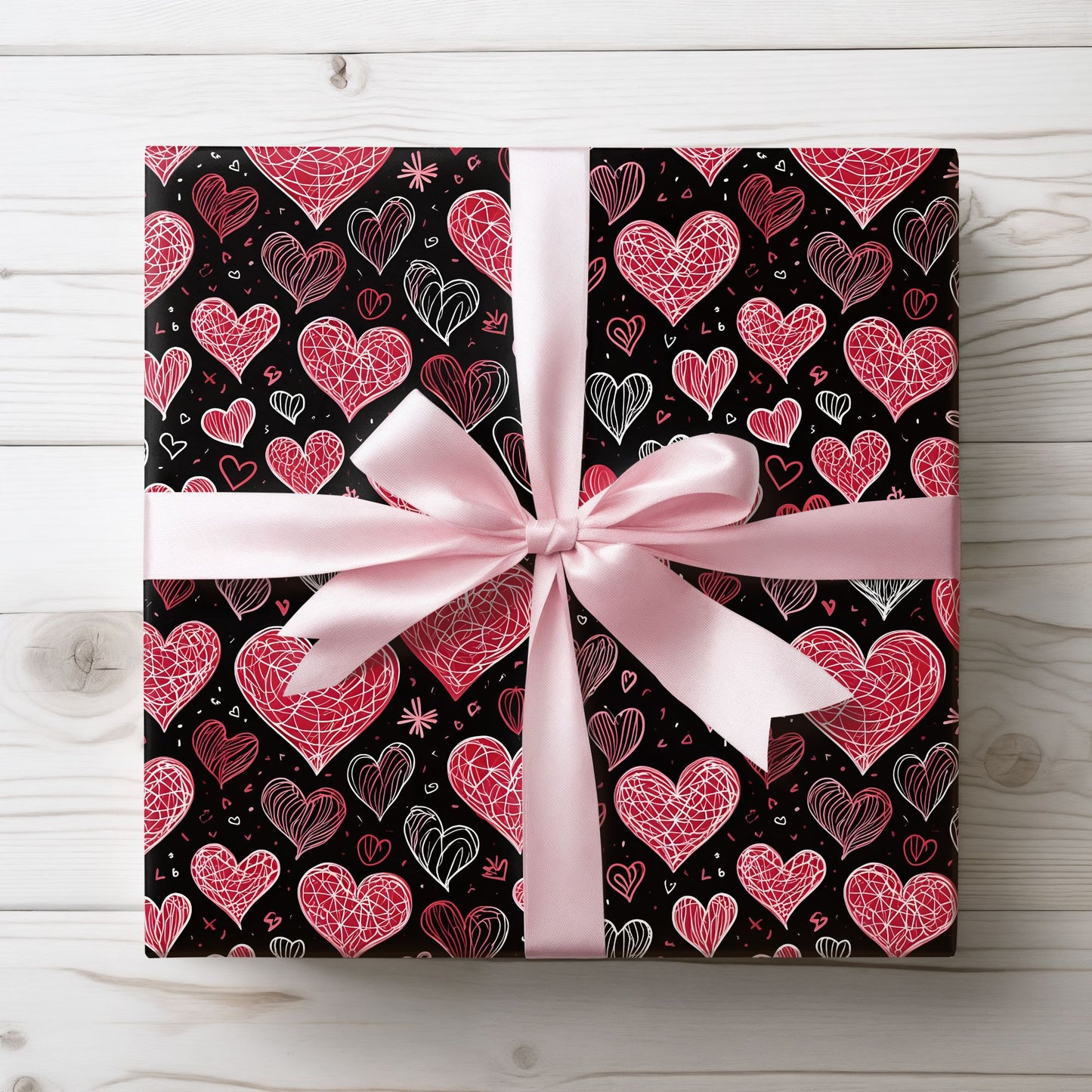 Heart Pattern Wrapping Paper