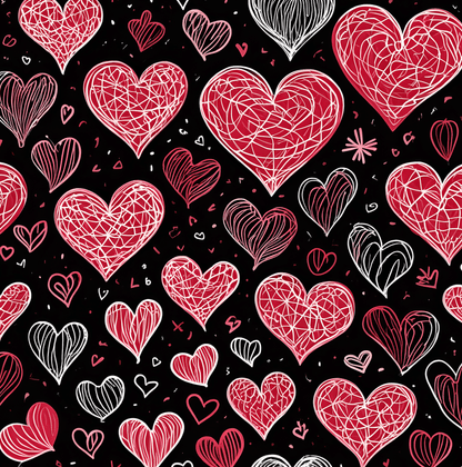 Heart Pattern Wrapping Paper