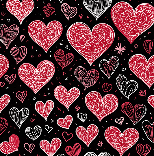 Heart Pattern Wrapping Paper