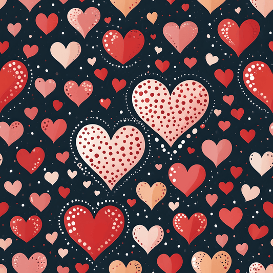 Heart Pattern Wrapping Paper