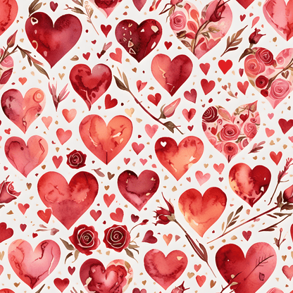 Romantic Heart Wrapping Paper