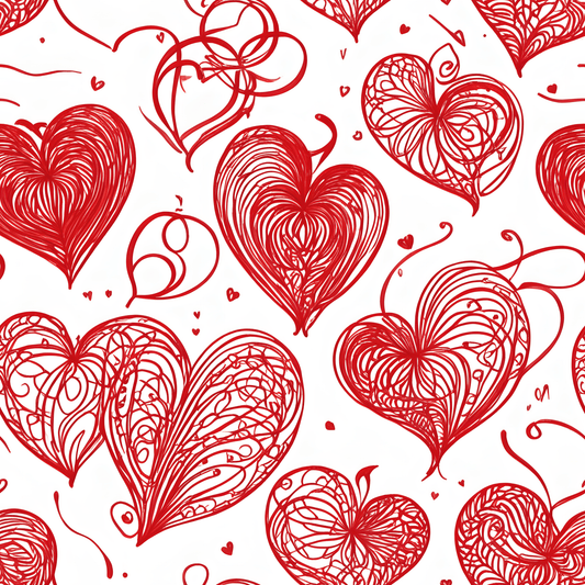 Heart - Themed Wrapping Paper
