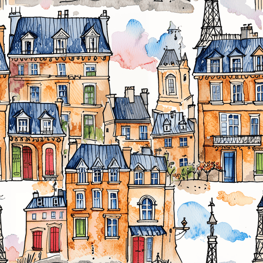 Abstract Cityscape Wrapping Paper