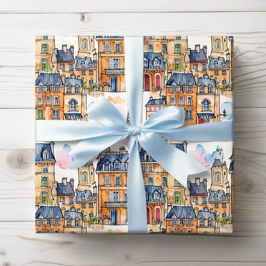 Abstract Cityscape Wrapping Paper