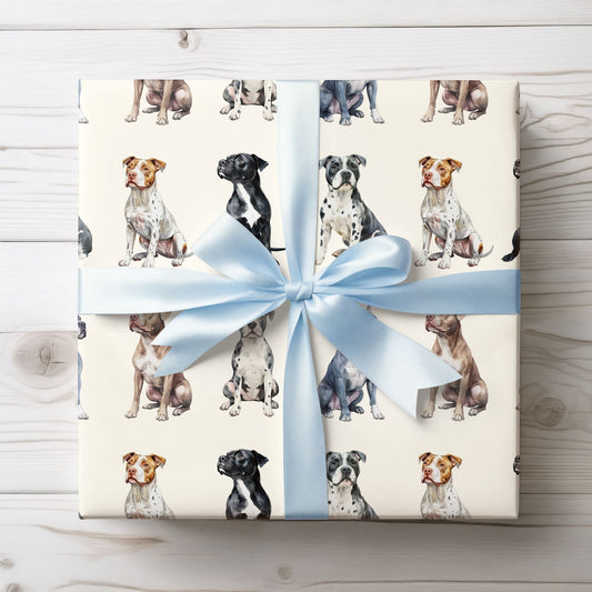 Pitbull Wrapping Paper Roll
