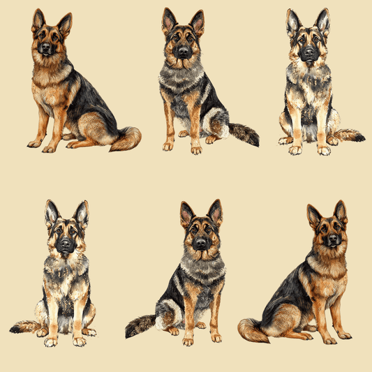 German Shepherd Dog Wrapping Paper