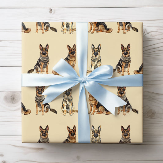 German Shepherd Dog Wrapping Paper