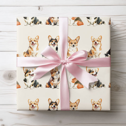 Corgi Wrapping Paper Rolls
