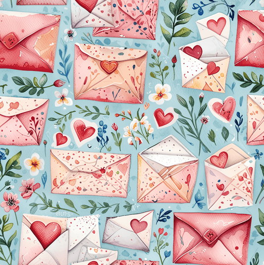 Valentine’s Day Letter Wrapping Paper