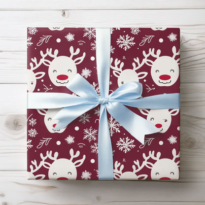 Sleigh All Day – Sassy Reindeer Wrapping Paper