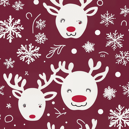 Sleigh All Day – Sassy Reindeer Wrapping Paper