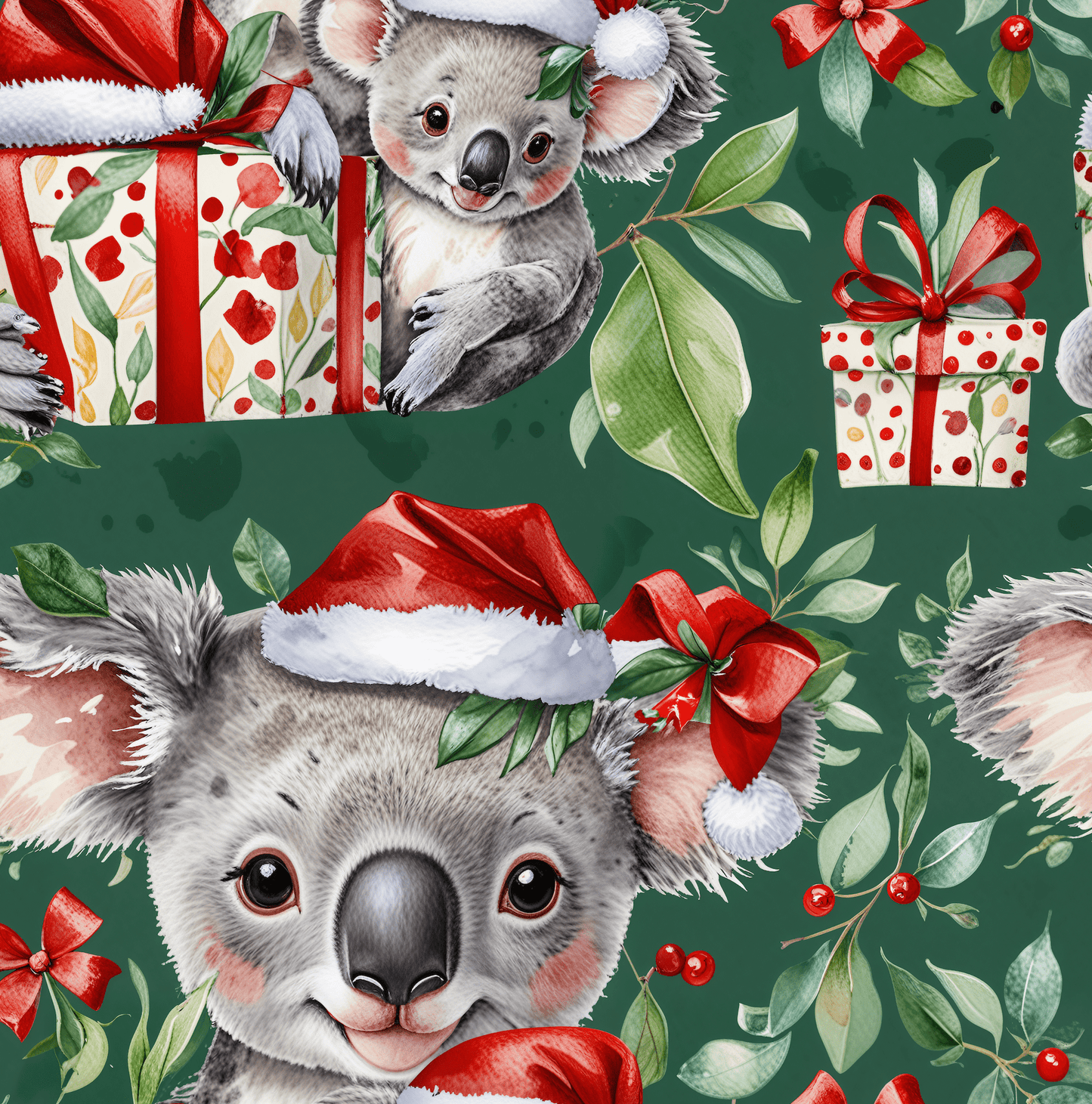Koala - la - la - la! – Aussie Christmas Koala Wrapping Paper