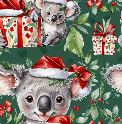 Koala - la - la - la! – Aussie Christmas Koala Wrapping Paper