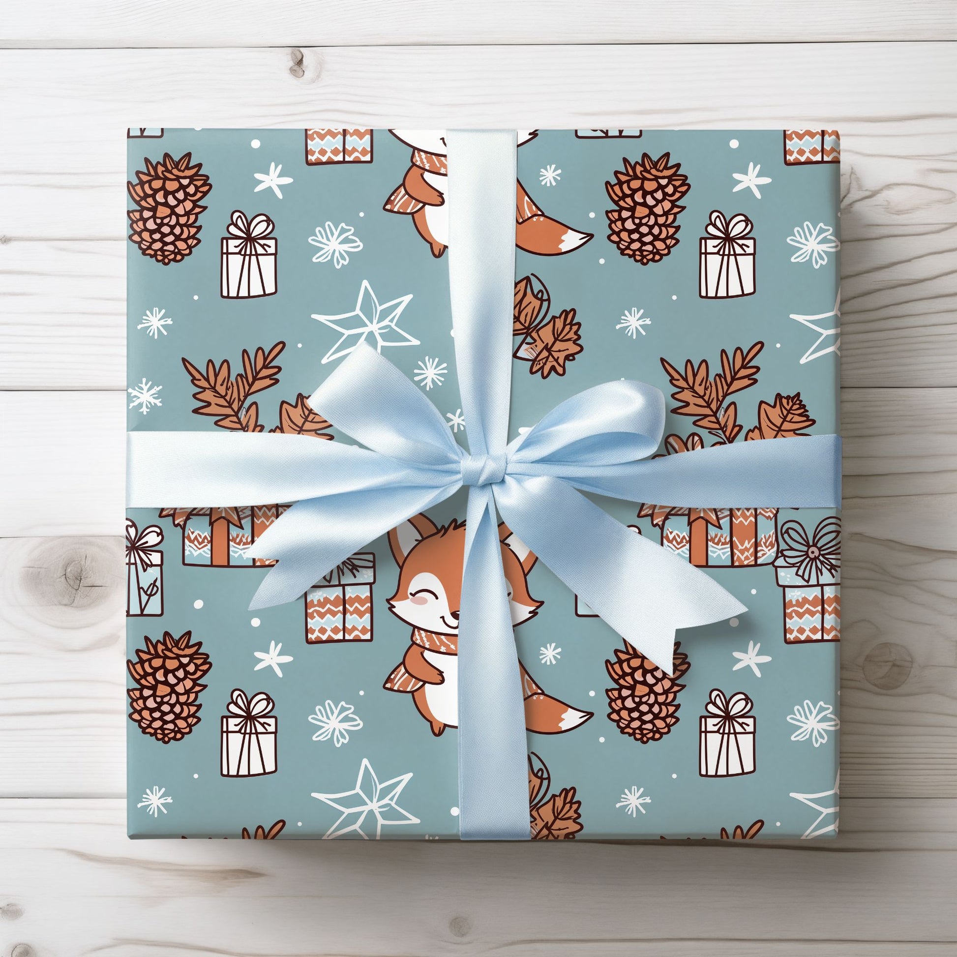 Festive Fox & Frosted Pines