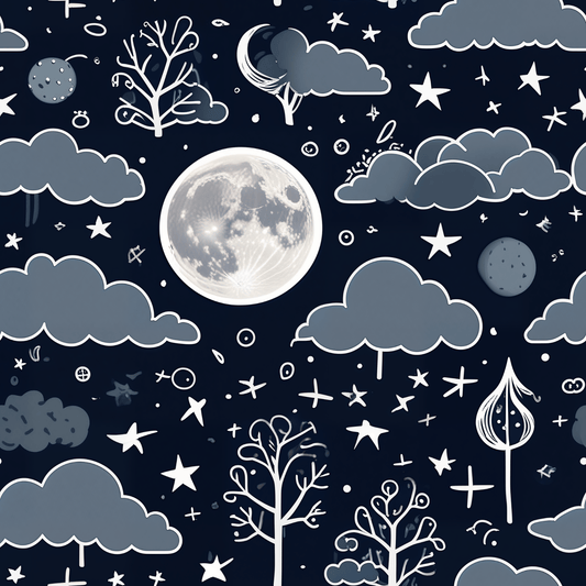 Celestial Woodland Sky Gift Wrap