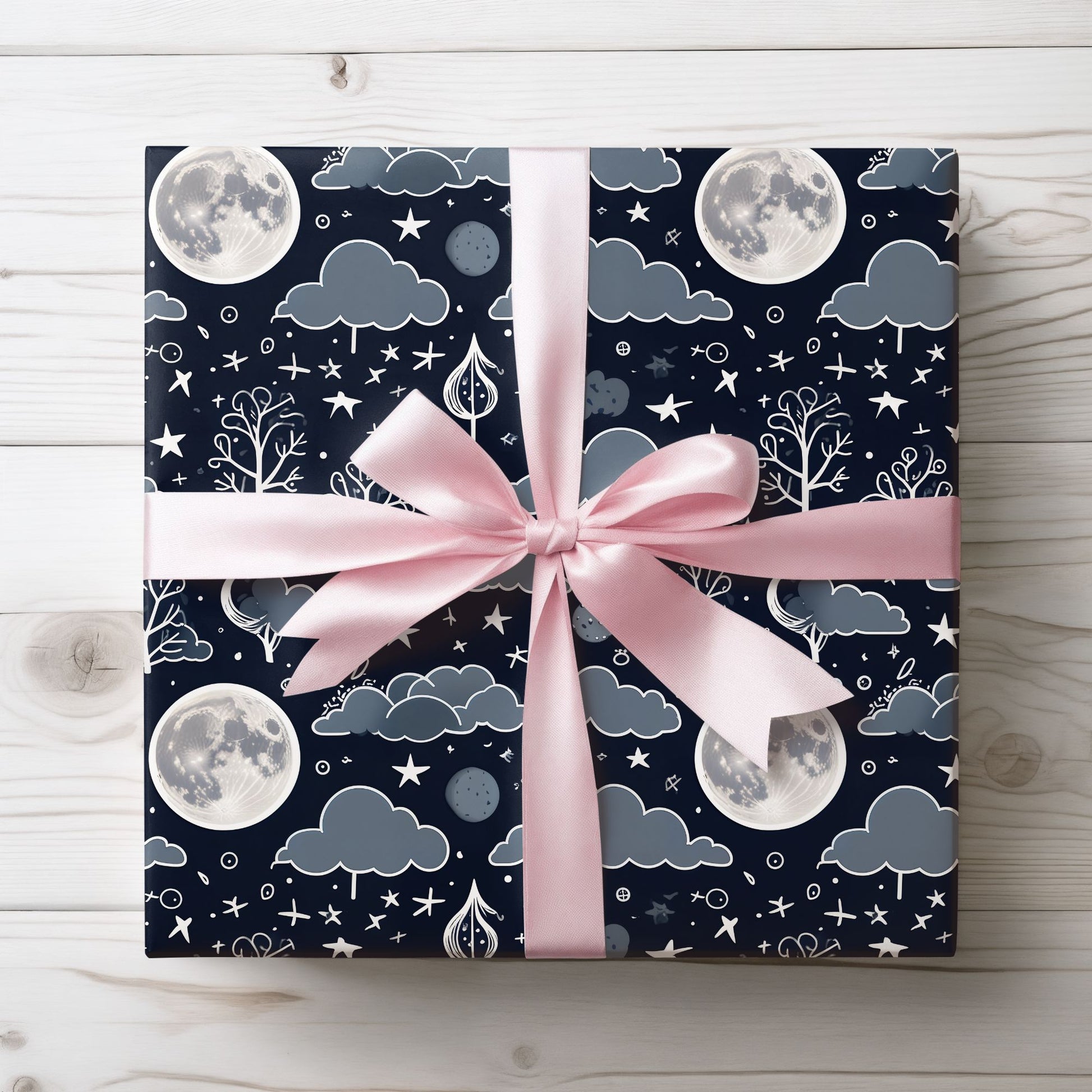 Celestial Woodland Sky Gift Wrap
