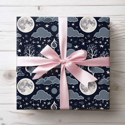 Celestial Woodland Sky Gift Wrap