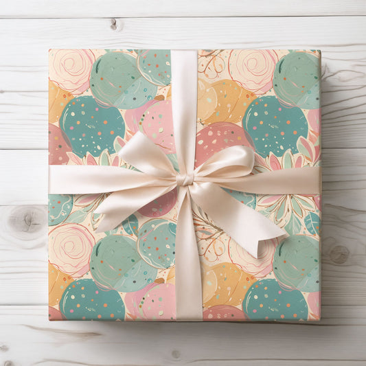 Wrapping Papers - Abstract Colorful Pastel Circles