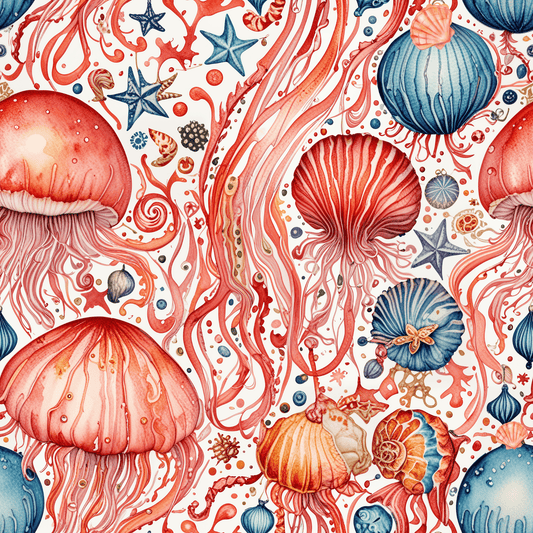Wrapping Papers - Jellyfish Jamboree – Ocean Adventure Gift Wrap