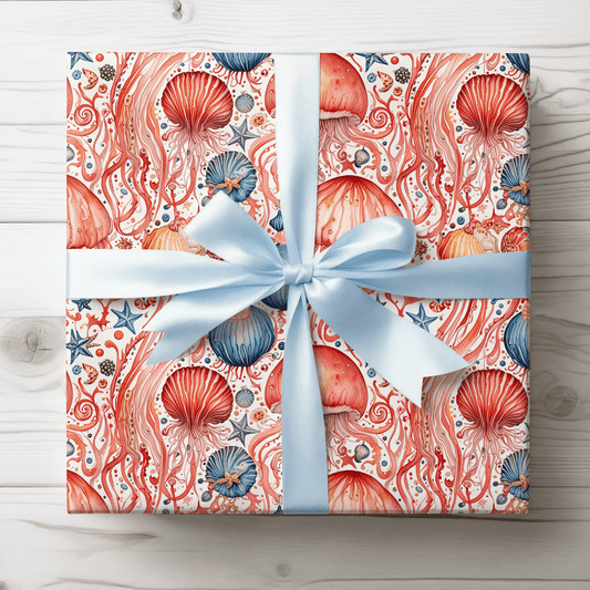 Wrapping Papers - Jellyfish Jamboree – Ocean Adventure Gift Wrap