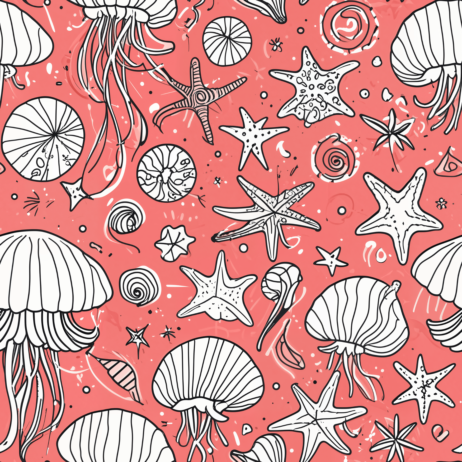 Wrapping Papers - Drift & Flow – Artistic Jellyfish Gift Wrap