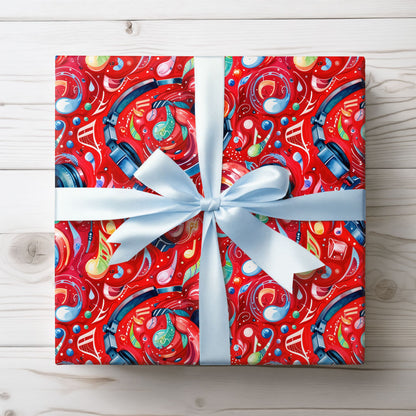 Electric Melody – Bold Music Wrapping Paper