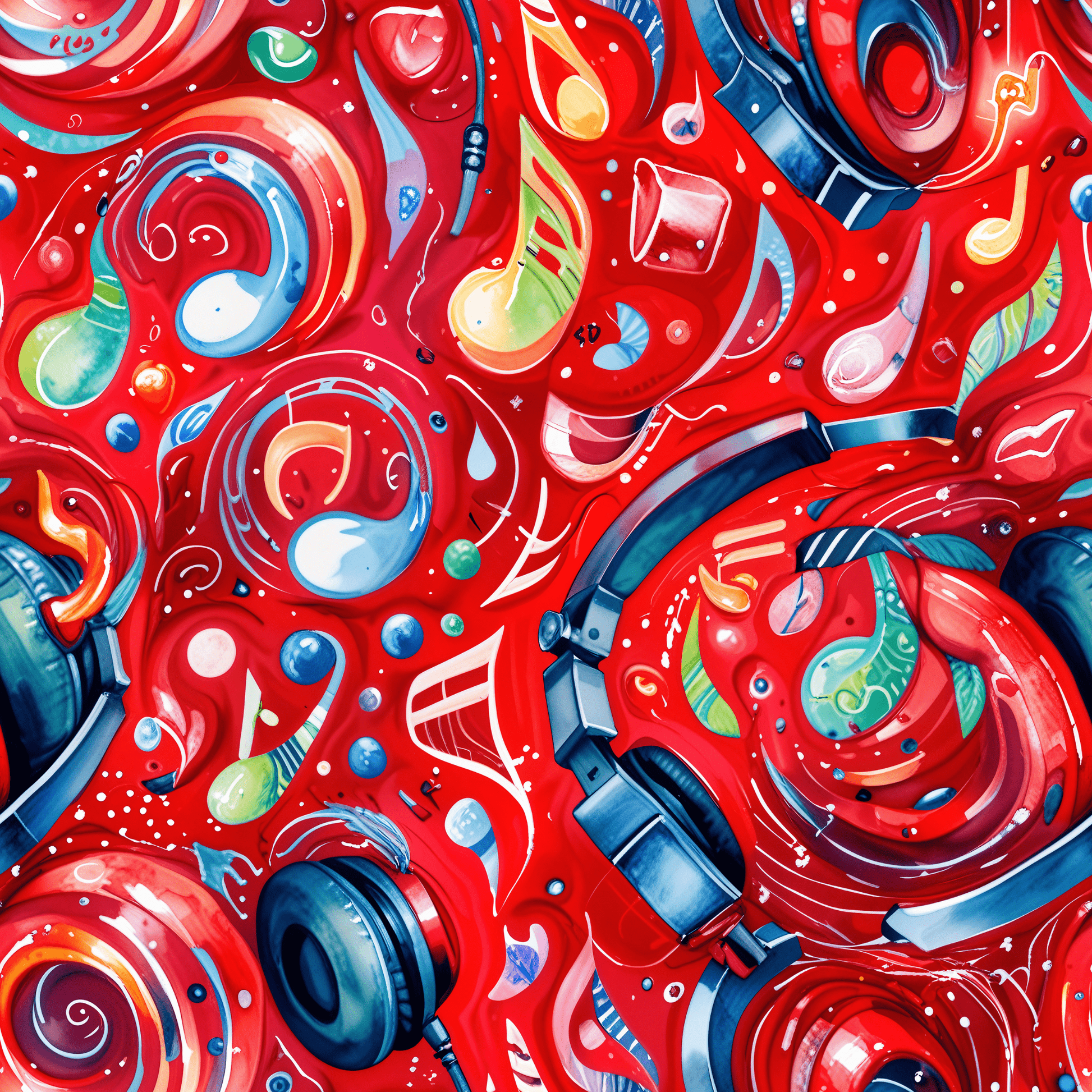 Electric Melody – Bold Music Wrapping Paper
