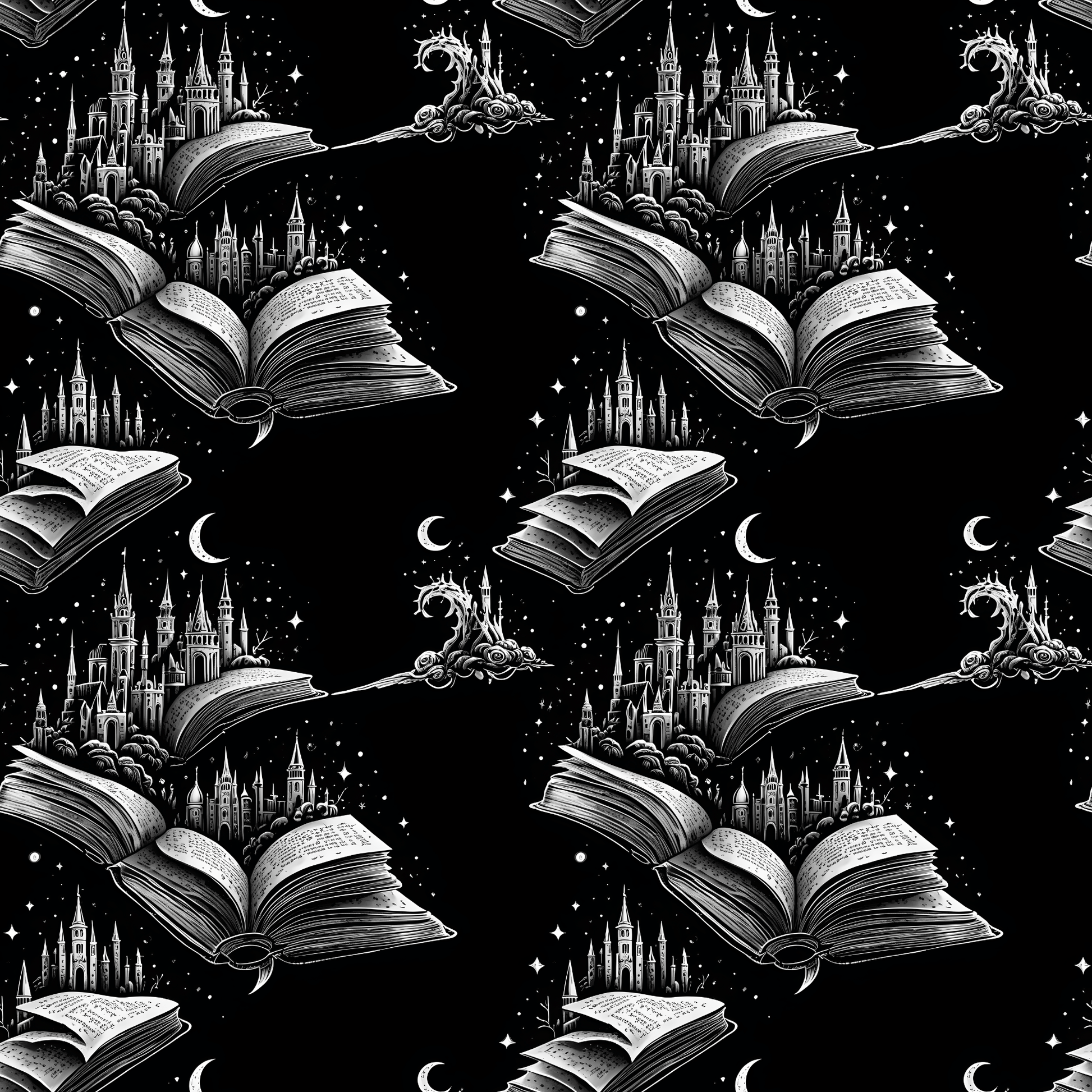 Fantasy Book Wrapping Papers