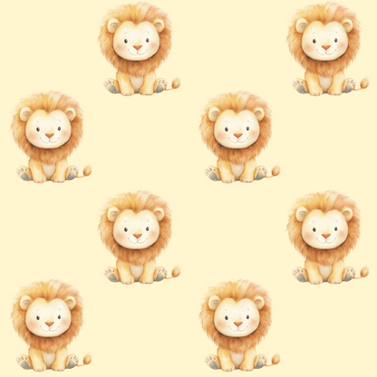 Little Roar – Cute Lion Wrapping Paper