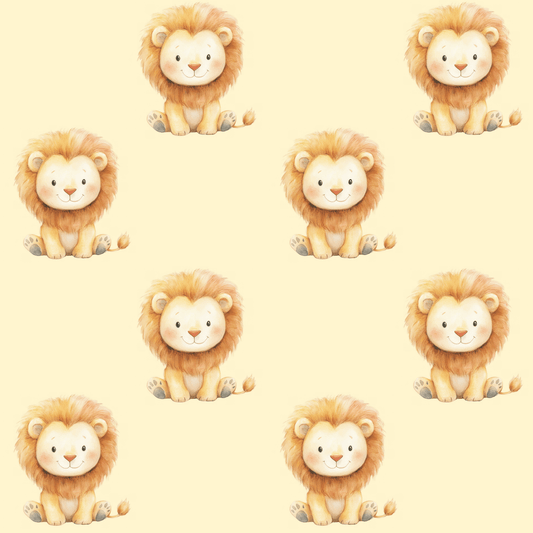 Little Roar – Cute Lion Wrapping Paper