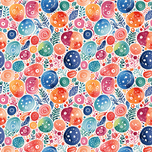 Pop Dots – Abstract Circle Wrapping Paper
