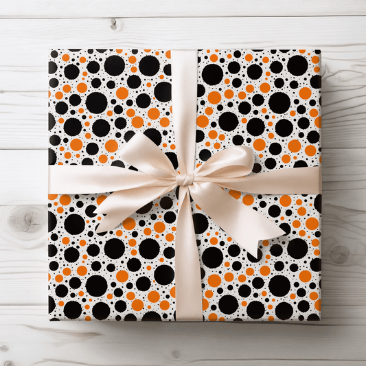 Dot It Like It’s Hot – Halloween Spot Wrapping Paper