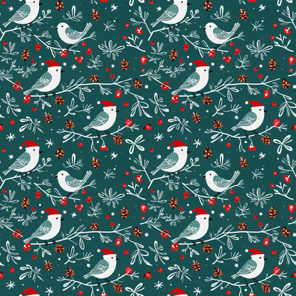 Chirp, Chirp, Hooray! Holiday Wrapping Paper