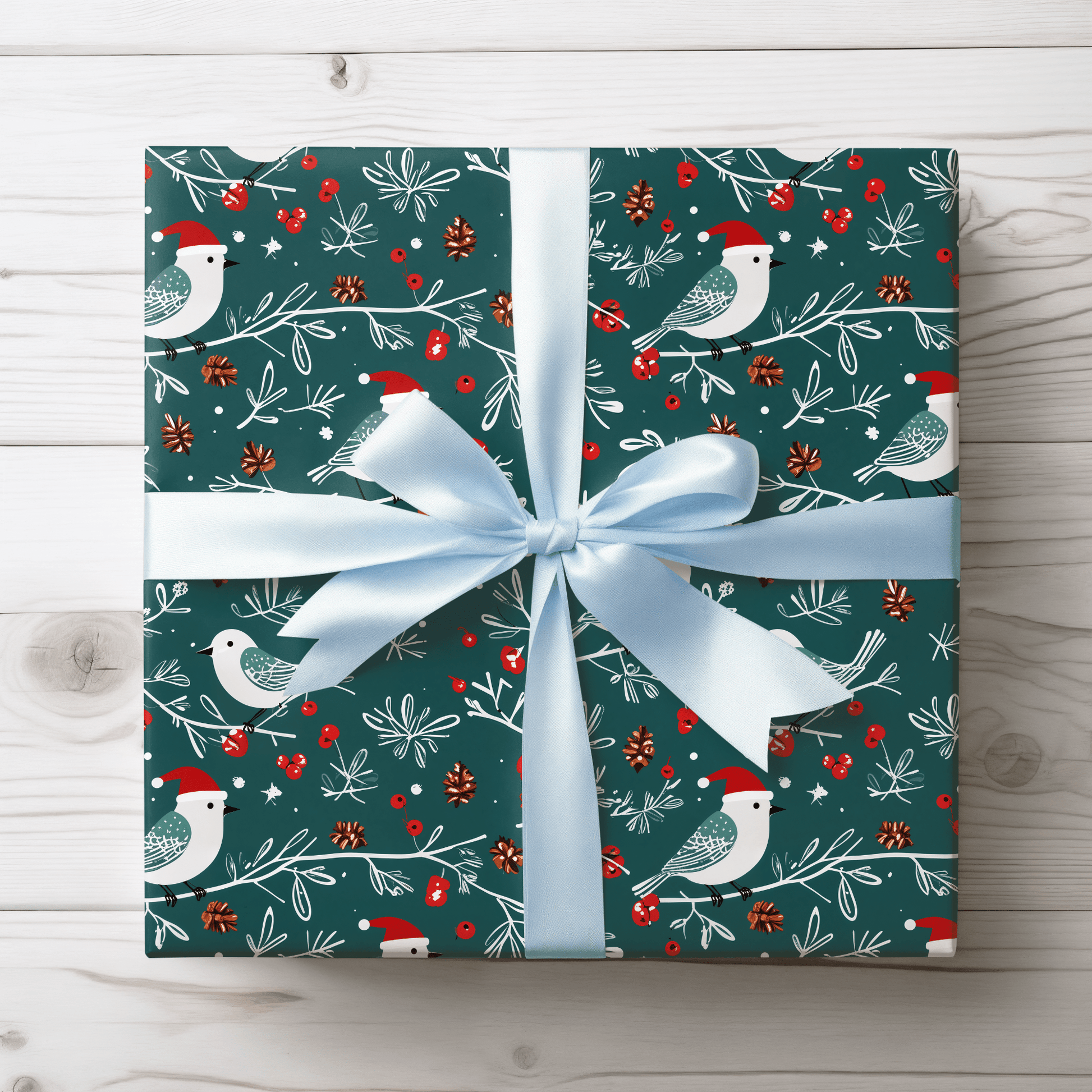 Chirp, Chirp, Hooray! Holiday Wrapping Paper